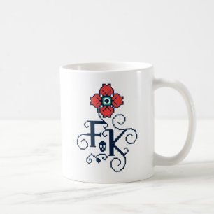 Blumengabe Frida Kahlos Kaffeetasse