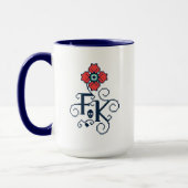 Blumengabe Frida Kahlos | Tasse (Links)