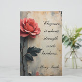 Blumengala  briefpapier (Stehend Vorderseite)