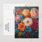 Blumengala  postkarte (Vorne/Hinten)