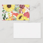 Blumengarn Visitenkarte (Vorne/Hinten)