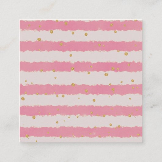 Blumengarnitur Begleitkarte (Rückseite)