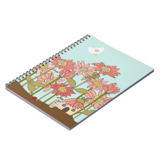 Blumengarnitur Notizblock (Linke Seite)