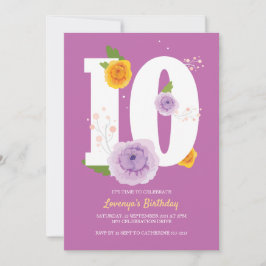 Blumengarten 10. Geburtstagsparty Save The Date