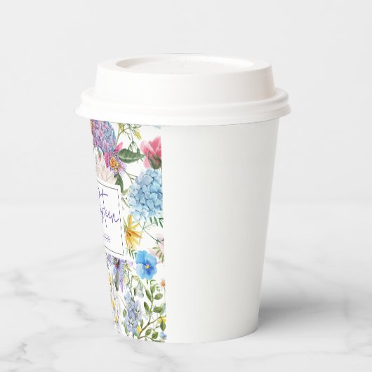 Blumengarten 16 . Geburtstag Pappbecher (Links)