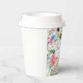 Blumengarten 16 . Geburtstag Pappbecher (Rechts)