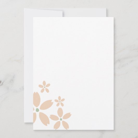 Blumengarten 9. Geburtstagsparty Einladung (Rückseite)