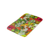 Blumengarten Abstrakt Bath Matts Badematte (Schrägansicht)