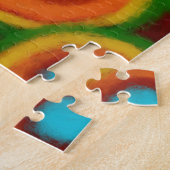 Blumengarten, Abstrakte digitale Malerei Puzzle (Seite)