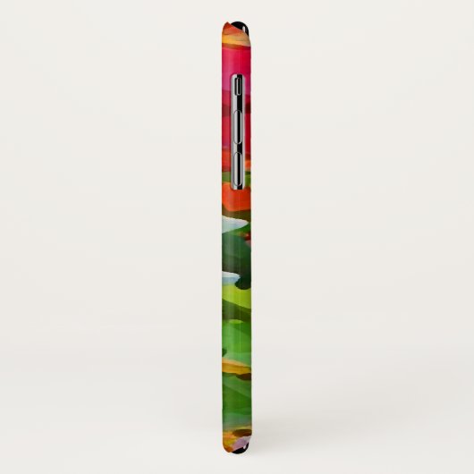 Blumengarten Abstraktes iPhone X Fall Case-Mate iPhone Hülle (Hinten/Links)