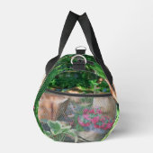 Blumengarten Antiker Stuhl Personalisiert Duffle Bag (Rechts)