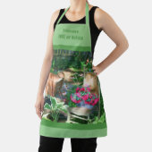 Blumengarten Antiker Stuhl Personalisiert Schürze (InSitu)