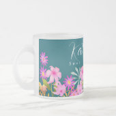 Blumengarten Aquamarin Mattglastasse (Links)