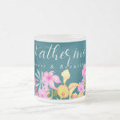 Blumengarten Aquamarin Mattglastasse (Mittel)