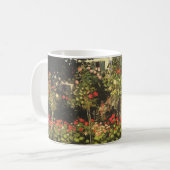 Blumengarten auf Sainte-Adresse von Claude Monet Kaffeetasse (Vorderseite Links)