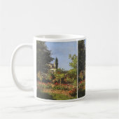 Blumengarten auf Sainte-Adresse von Claude Monet Kaffeetasse (Links)