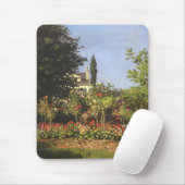 Blumengarten auf Sainte-Adresse von Claude Monet Mousepad (Mit Mouse)