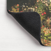 Blumengarten auf Sainte-Adresse von Claude Monet Mousepad (Ecke)