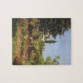 Blumengarten auf Sainte-Adresse von Claude Monet Puzzle (Horizontal)