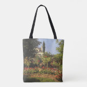 Blumengarten auf Sainte-Adresse von Claude Monet Tasche (Rückseite)