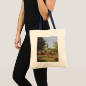 Blumengarten auf Sainte-Adresse von Claude Monet Tragetasche (Vorderseite (Produkt))