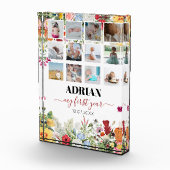 Blumengarten Baby First Year Foto Collage (Rechts)