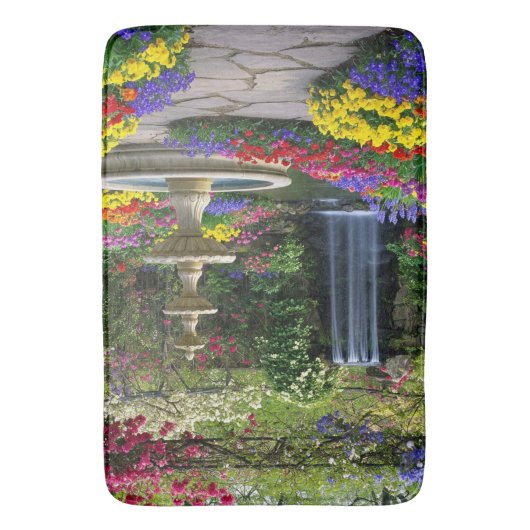 Blumengarten Badematte (Vorderseite Vertikal)