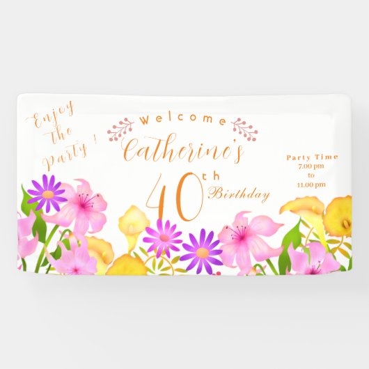 Blumengarten Banner (Horizontal)