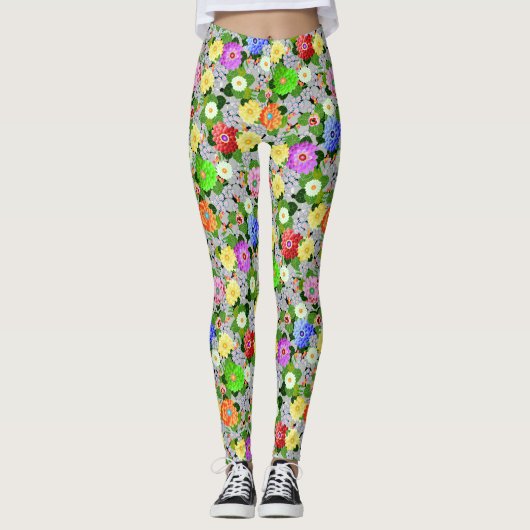 Blumengarten Beauty Leggings (Vorderseite)