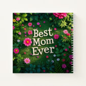 Blumengarten Beste Mutter je Notizblock (Rückseite)