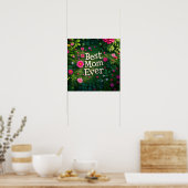 Blumengarten Beste Mutter je Poster (Küche)