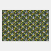 Blumengarten Birdhouse Natur Personalisiert Geschenkpapier Set (Vorderseite 2)