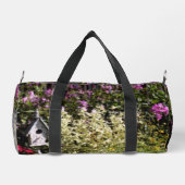 Blumengarten Birthaus Personalisierte Kunst Duffle Bag (Rückseite)