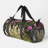 Blumengarten Birthaus Personalisierte Kunst Duffle Bag (Rechte Ecke)