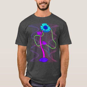 Blumengarten Blume Blossom Retro 90er Vaporwave S T-Shirt