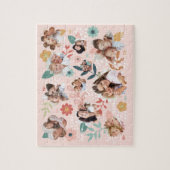 Blumengarten Blume Foto Bilderrahmen Puzzle (Vertikal)