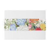 Blumengarten Blume Hochzeit Einladungsbanderole (Rückseitenbeispiel)