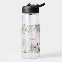 Blumengarten Blume Individuelle Name Trinkflasche