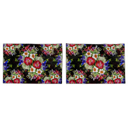 Blumengarten Blume Narcissus Blätter Weiß Rot Kissenbezug