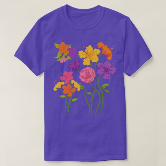 Blumengarten Blume Pflanze Garten Botanischer Gart T-Shirt (Design vorne)