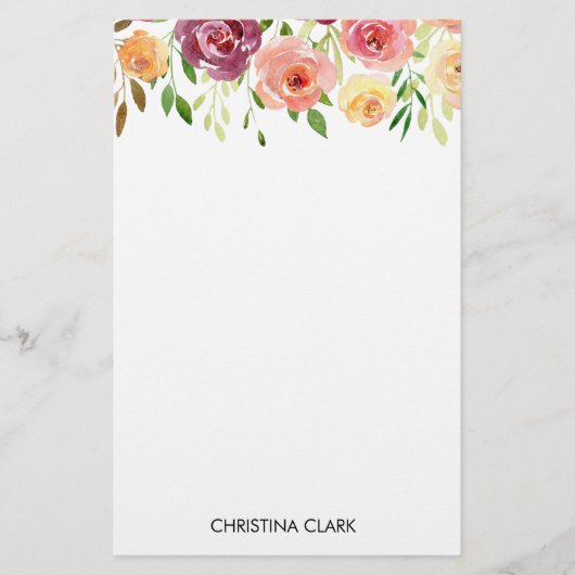 Blumengarten Blume Sommer Briefpapier