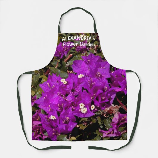 Blumengarten Blumenart Maßgeschneidert Schürze (Vorderseite)