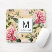 Blumengarten Blütengarten Trübe Gelb Mousepad (Mit Mouse)
