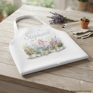Blumengarten Botanischer Name Geschenk Schürze