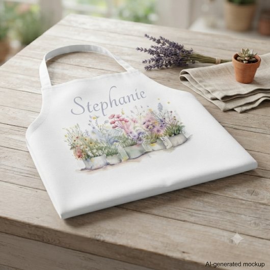 Blumengarten Botanischer Name Geschenk Schürze