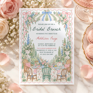 Blumengarten Braut-Brunch-Shower-Party Einladung