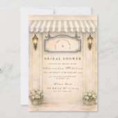 Blumengarten-Brautparty Einladung (Vorderseite)