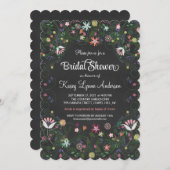 Blumengarten Brautparty Einladungen (Vorne/Hinten)