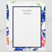 Blumengarten Briefbogen (Vorne/Hinten)