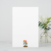 Blumengarten Briefpapier (Stehend Vorderseite)